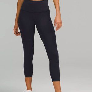 NWT Lululemon Wunder Train High-Rise Crop 23" Navy Size 4